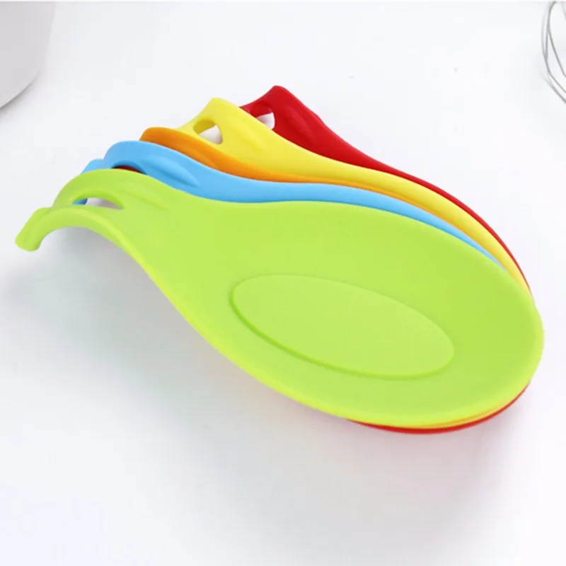 Ladle Holder Ladle pad New Soup Ladle Shaped Heat Resistant Spoon Ladle Rest Kitchen Storage Rack Holder Cooking Tools