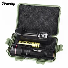 Bicycle Light With Rechargeable Battery Cycling Bike Head Front Light CREE XM L font b LED