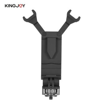 

KINGJOY LC-22 Foldable Smartphone Clip Holder Clamp Bracket+1/4" Screw for DJI OSMO Stabilizer Selfie Stick with 1/4" Screw Hole