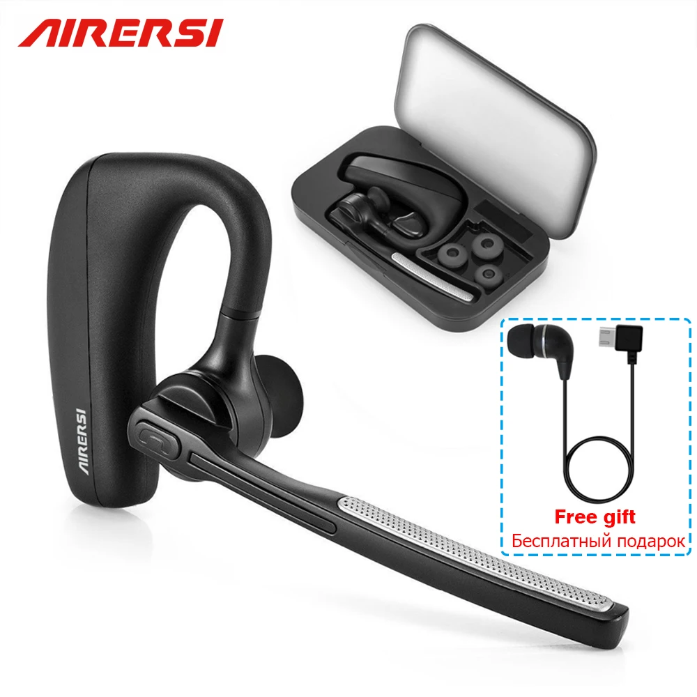 

Bluetooth Headset K10 Wireless Earphone Headphones with Mic 9 Hrs Talk Time Hands Free for Driving for iPhone and Android