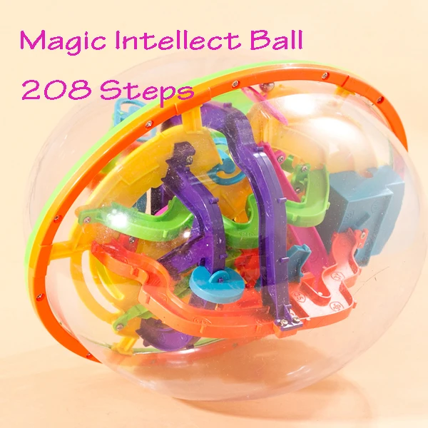 937A Oval Shape Super Educational Magic Intellect Ball Marble Puzzle