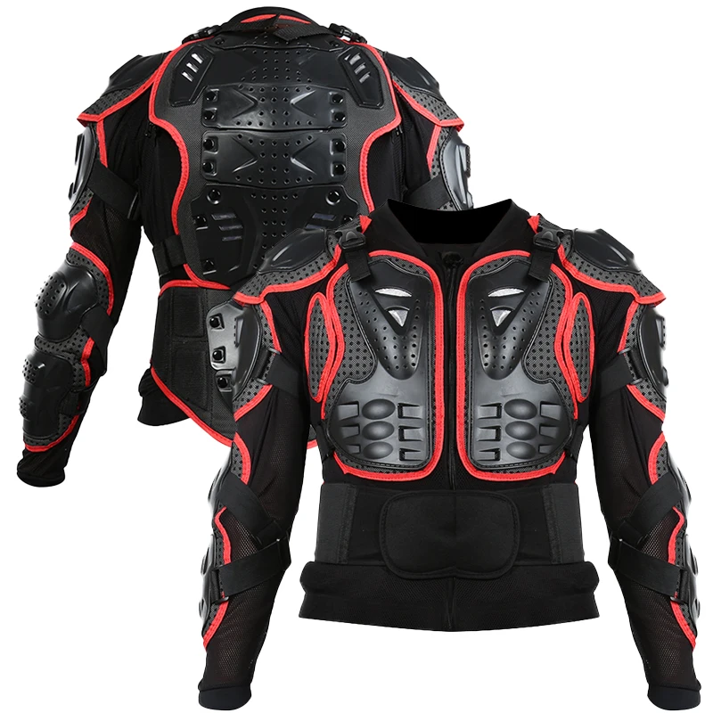 Motorcycle Full Body Armor Jacket Spine Chest Protection Gear Smart S-XL jacket motorcross protector Motorcycle accessories