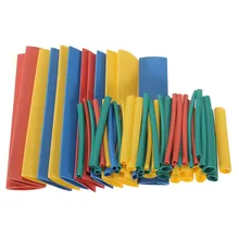 260pc/lot 12.4m 2:1 Heat Shrink Wire Wrap Assortment Tubing Electrical Connection Cable Sleeve 4 Colors