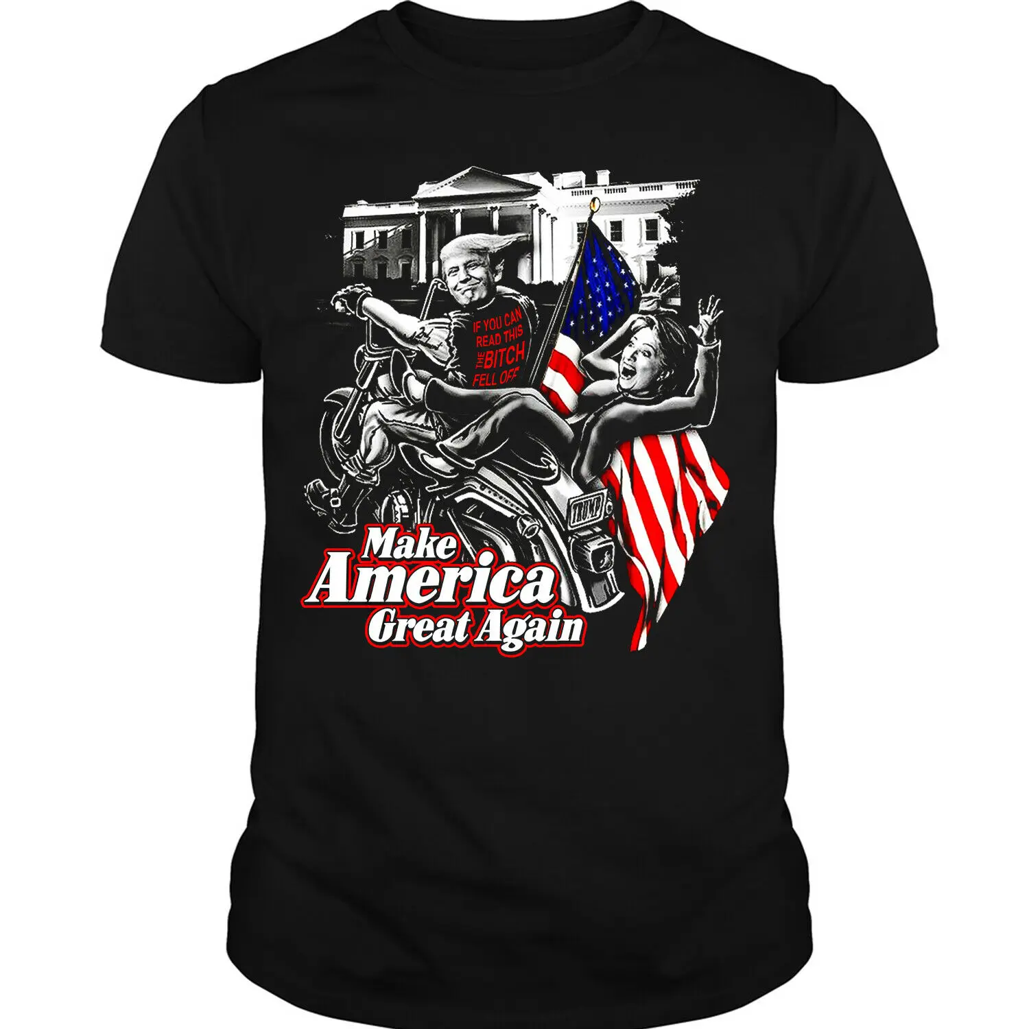 

2019 Funny Donald Trump Make America Great Again T Shirt Unisex Tee