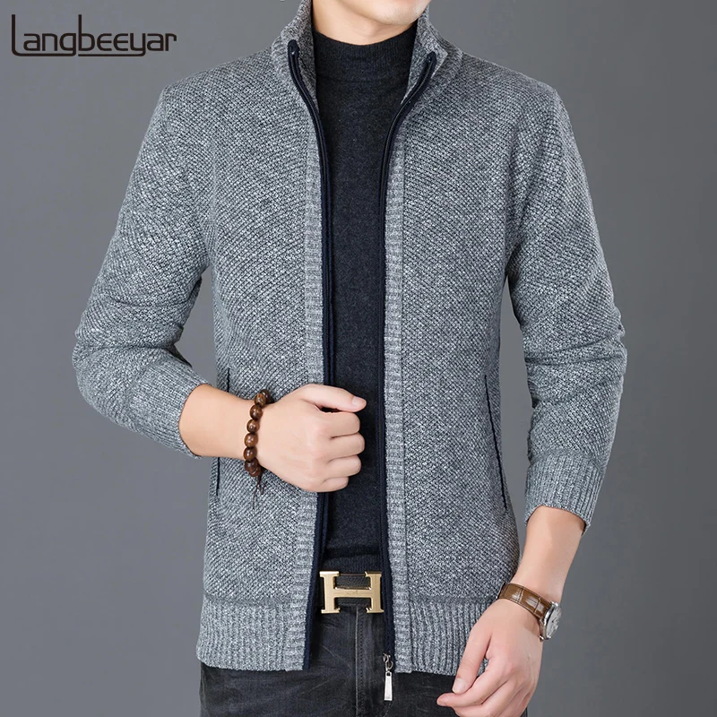 Acheter 2019 nouvelle mode coupe vent vestes hommes col montant tendance rue Style pardessus Cardigan automne décontracté manteau hommes vêtements
