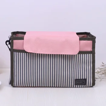 

Portable Mummy Bag Baby Stroller Nappy Diaper Bag Waterproof Stroller Hanging Bag Basket Travel Feeding Bottle Storage Organizer