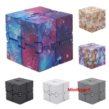 New Trend Creative Infinite Cube Infinity Cube Magic Fidget cube Office flip Cubic Puzzle anti stress reliever autism toys ADHD