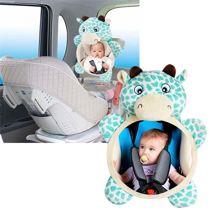 Широкий вид заднего регулируемого безопасного сиденья автомобиля заднего салона детское Зеркало Подголовник крепление для ребенка детские зеркала заднего вида