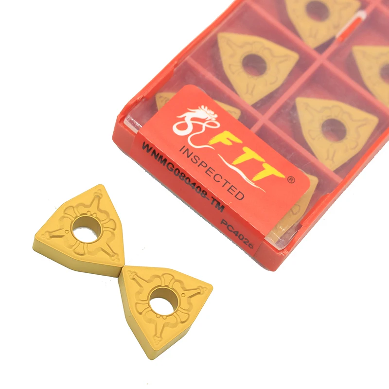

High quality Original WNMG080408 TM PC4025 CNC External turning tool insert carbide tool metal External Turning blade lathe tool
