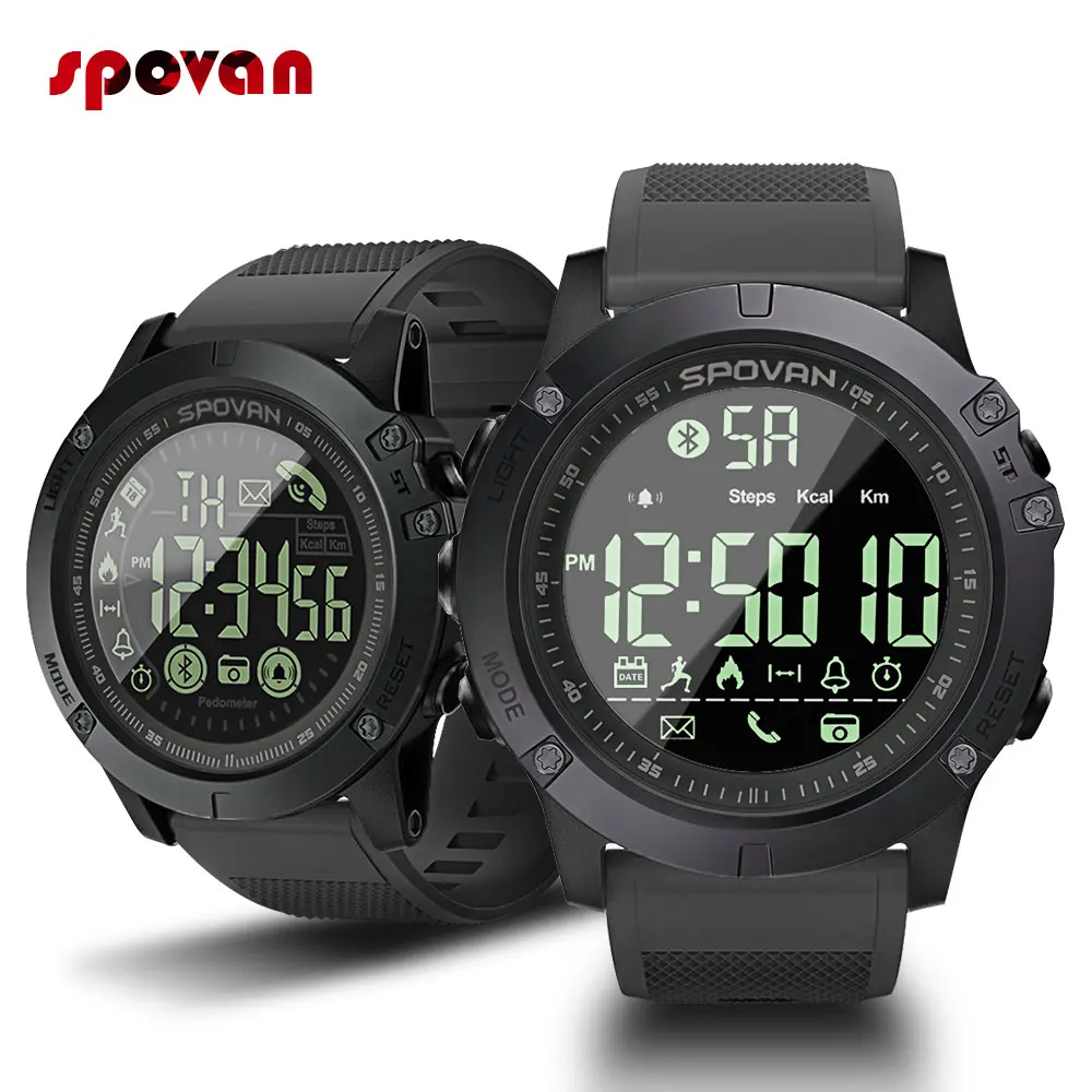 

Sport Smart Watch Men Professional 5ATM Waterproof Bluetooth Call Reminder Digital Alarm Clock For iOS Android Phone