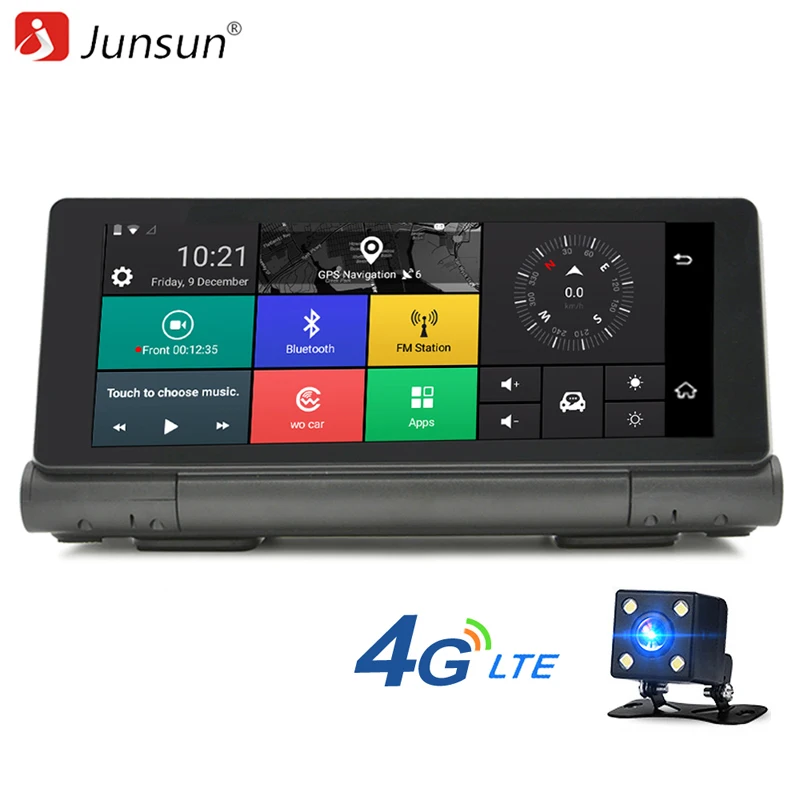 Junsun E28 New 4G font b Car b font DVRs GPS 6 86 Android 5 0