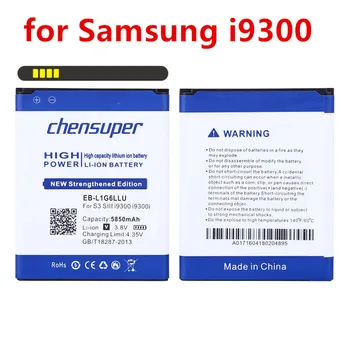 

High capacity Phone Battery B600BC B600BE For Samsung Galaxy S3 S4 S5 S6 S7 EB-L1G6LLU EB-BG900BBC EB-BG920ABE EB-BG930ABE