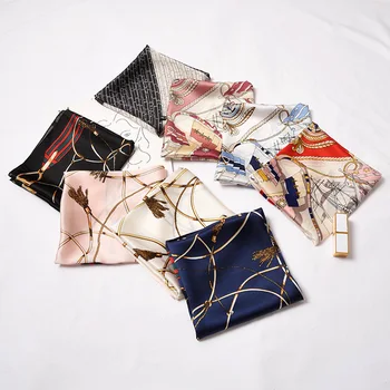 

2019 hit color retro wild summer professional fashion casual ladies art small scarf
