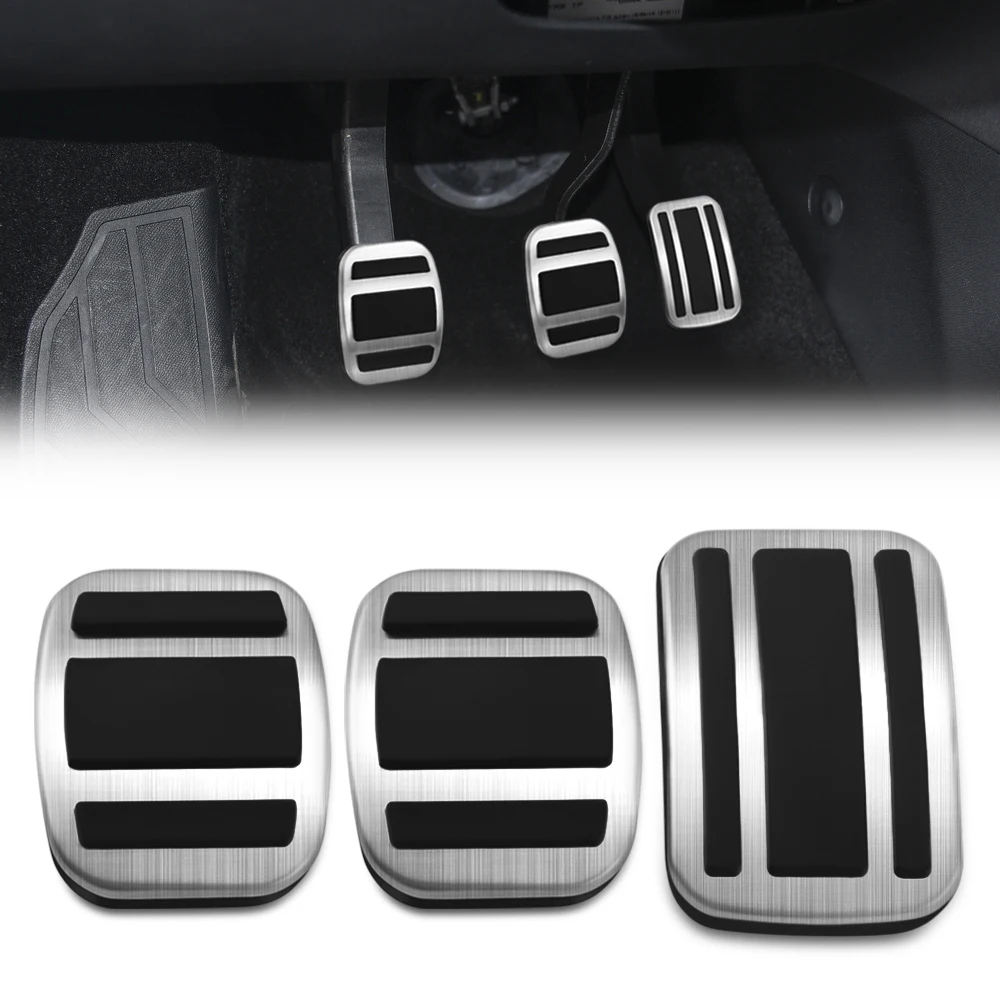 

Accessories Accelerator Brake Clutch Pedal Kit Plate Styling Stikcker For Opel grandland X 2017 2018 Auto Manual AT/MT