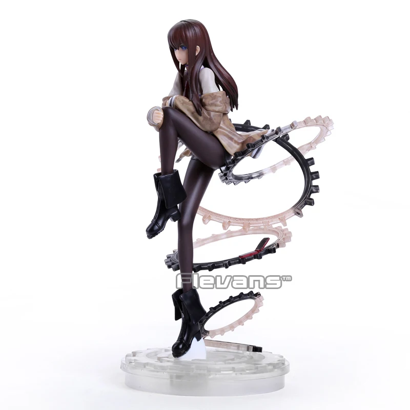 Pаспродажа Steins Gate Makise Kurisu 1 8 Масштаб ПВХ фигурка Коллекция Модель игрушки