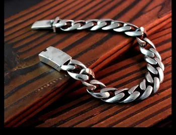 

925 sterling silver jewelry Retro anchor men and women spend sterling silver bracelet