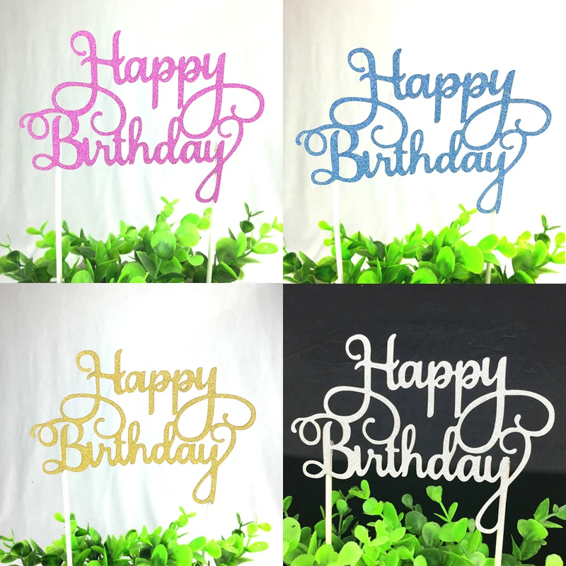 1pc multi color cupcake cake topper happy birthday cake flags double stick for family birthday party baking decoration supplies - Cupcake Halloween Decorations 1pc multi color cupcake cake topper happy birthday cake flags double stick for family birthday party baking decoration supplies - Cupcake Halloween Decorations