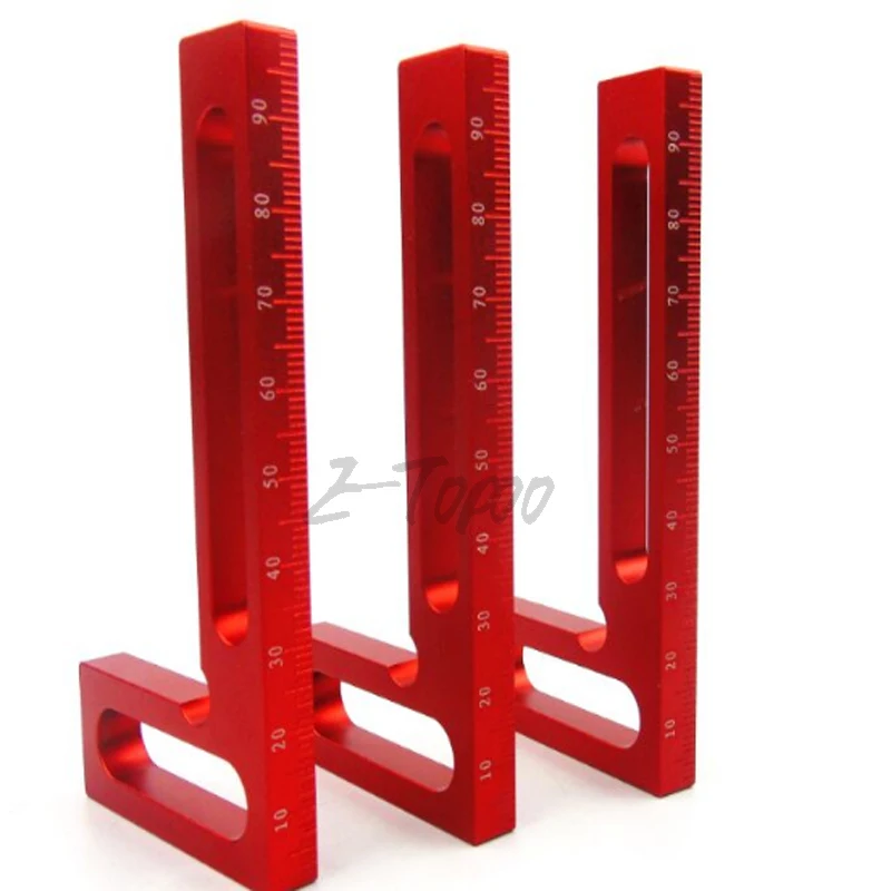 Precision Woodworking Tools 100mm L-Squre Minisquare Mini Clamping Squares Measurement Tool