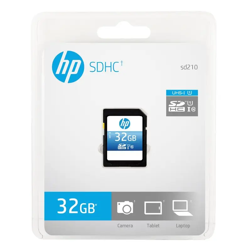 Hp SD карта, 16 ГБ, 32 ГБ, 64 ГБ, 128 Гб Карта памяти SDHC/SDXC UHS-I U1 90 МБ/с. Kaart cartesd sd-карта 32 GB 4 K HD Камера карты