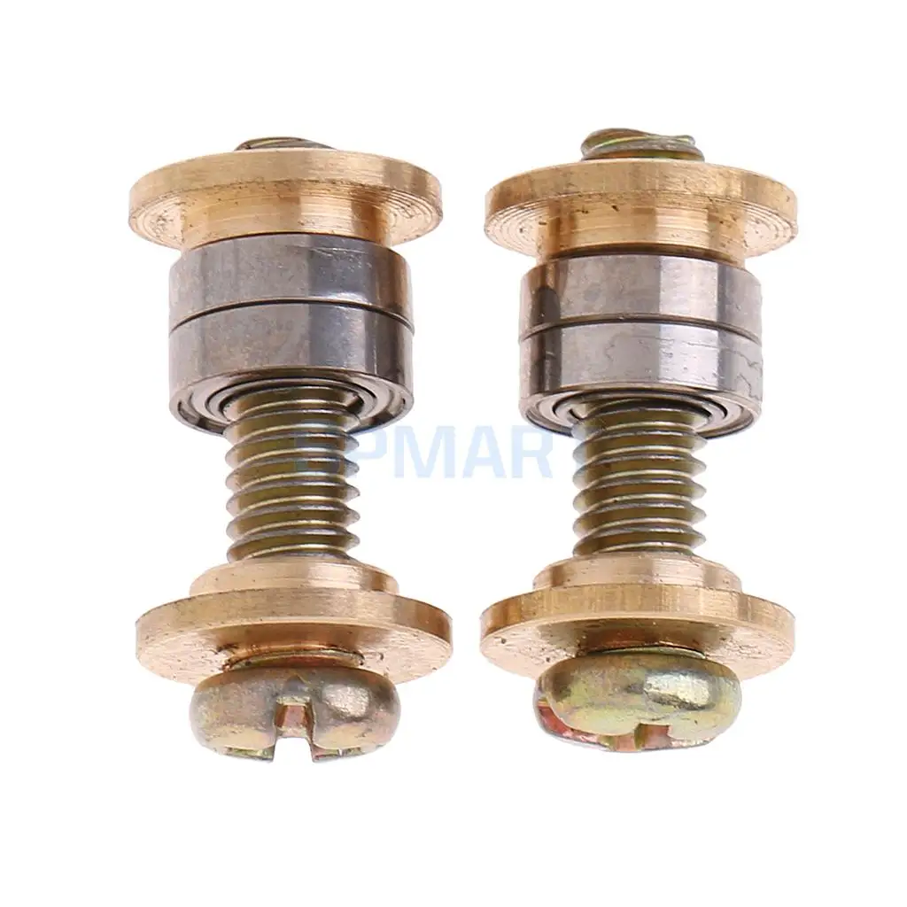 2Pcs Metal Gold Bearing Screws for 1:16 Heng Long RC Tank Spare Parts