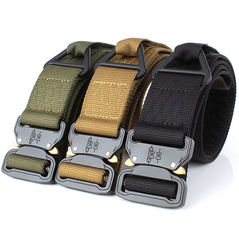 

Men'S Belt Army Military Russia Tactical Waist Belts Gift Mens Luxury Nylon Designer Unloading Of Special Forces Man'S Canvas