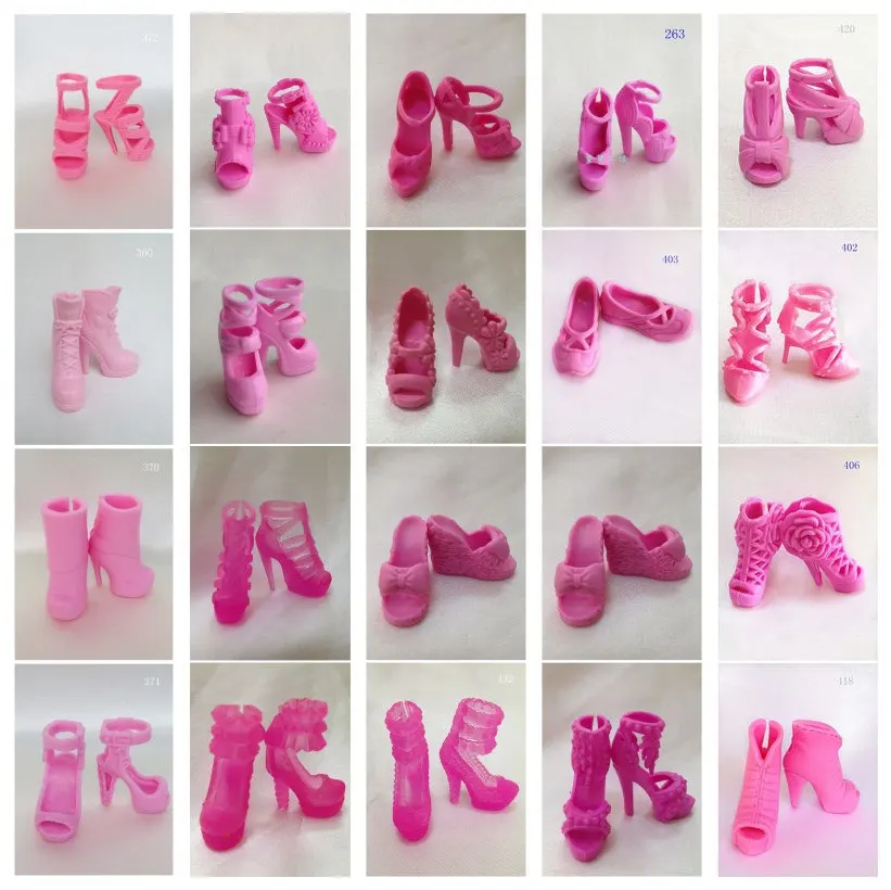 pink barbie boots