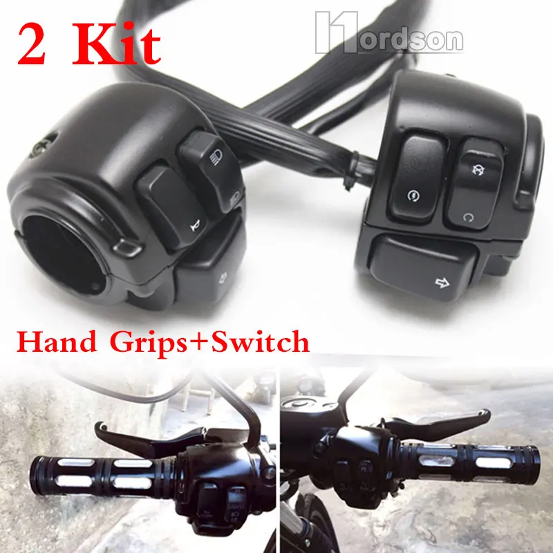 Buy 1 Pair Black Motorcycle Handlebar Switch Control