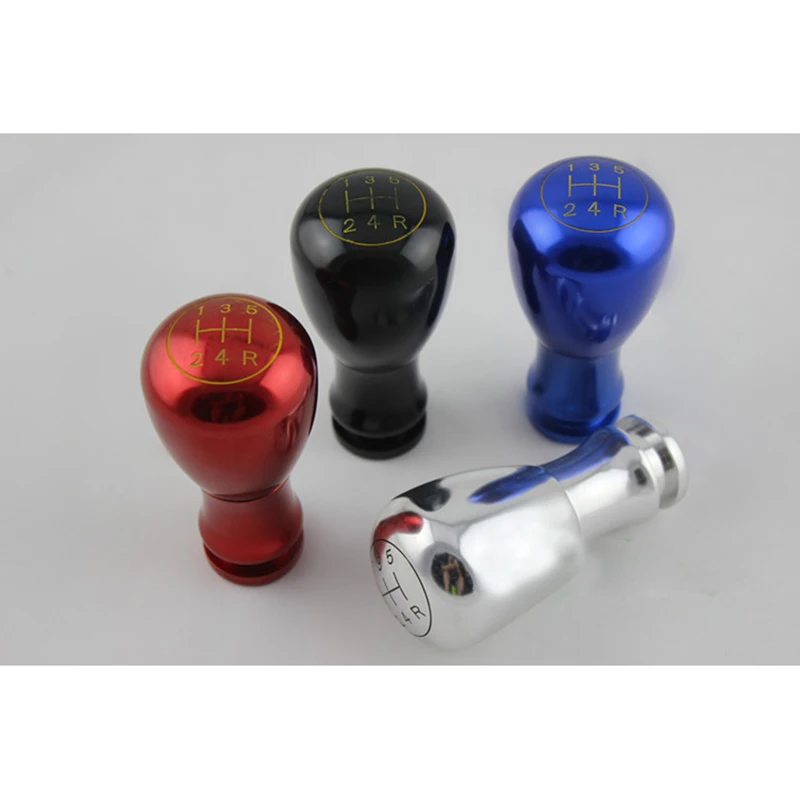 

High Quality New 5 Speed Auto Universal Manual Cars Personality Modified Metal Gear Shift Knob Gear Lever Stalls Stick Handball