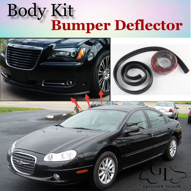 Дефлектор губ для бампера губы Chrysler Concord юбка переднего спойлера ДЛЯ TopGear Friends to Car
