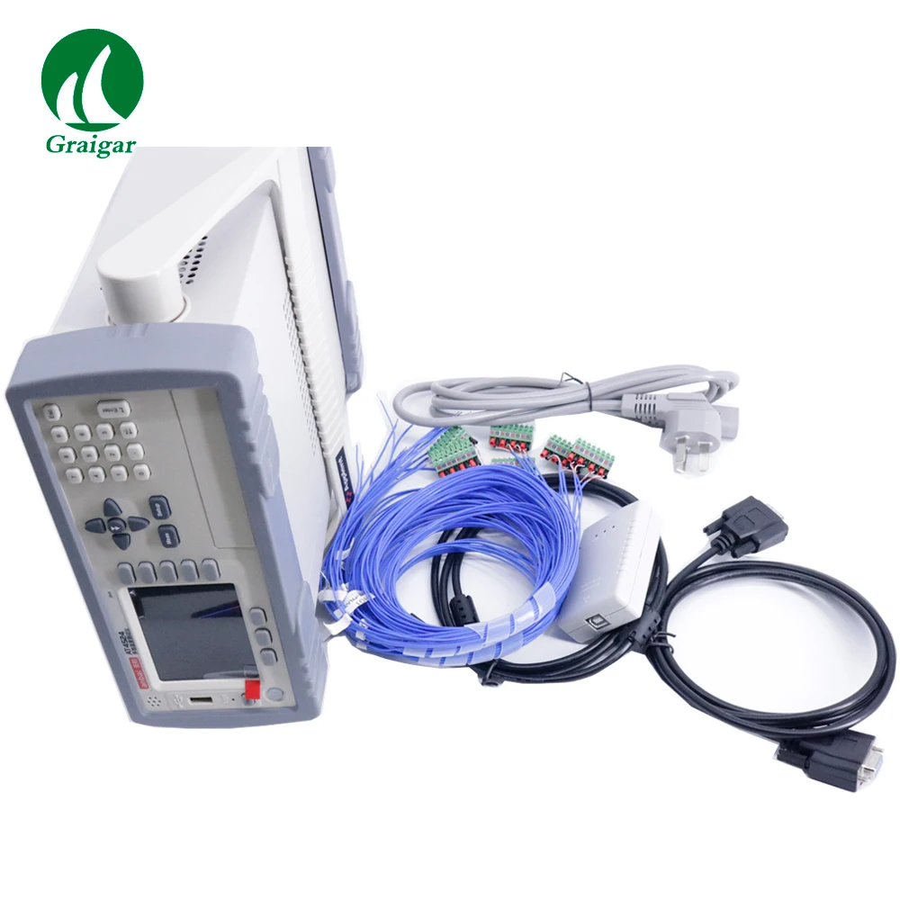 

New Version AT4524 Thermometer 24 Channels Thermocouple Temperature Recorder Big Screen Thermocouple Thermometer