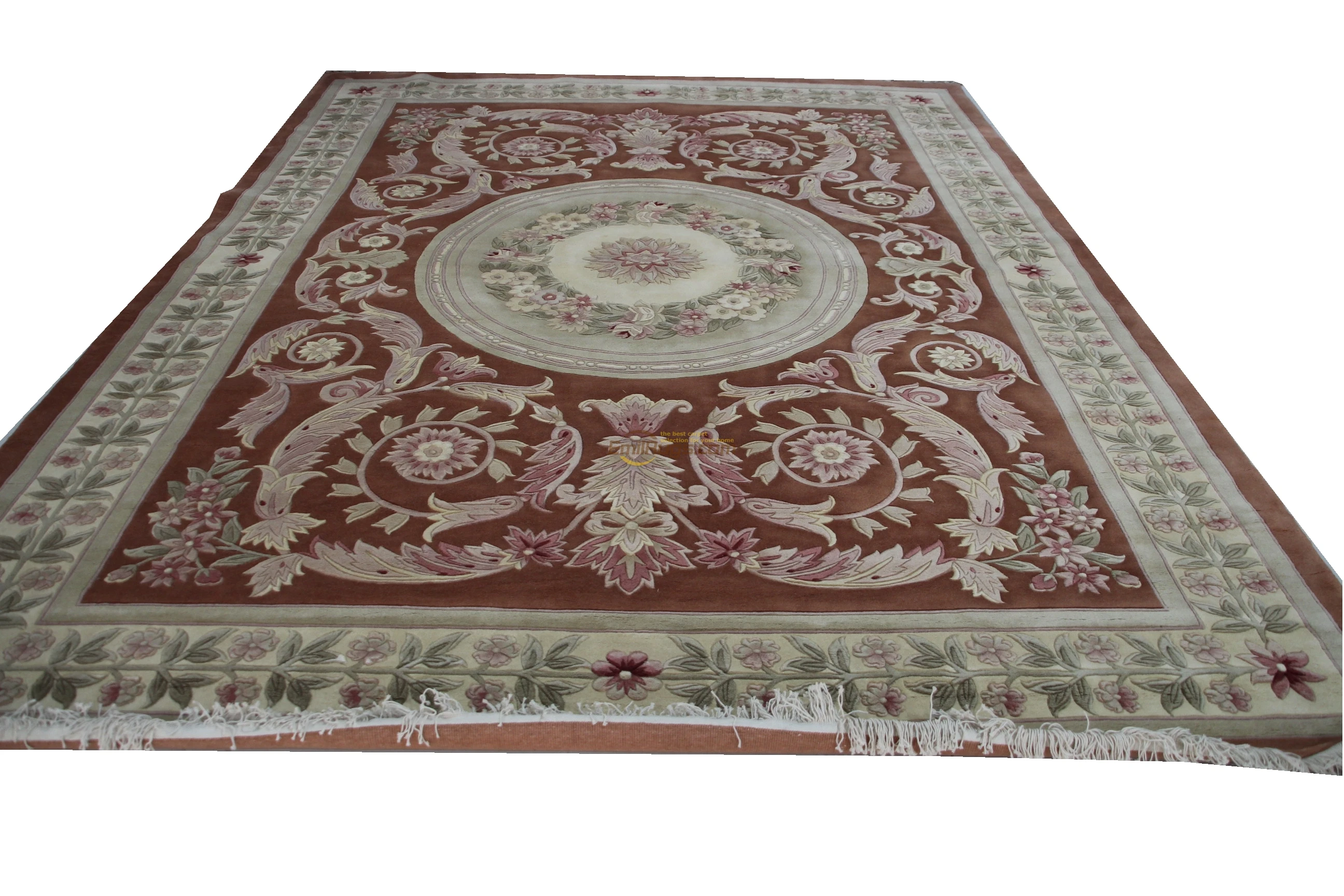 

Hand Made French Savonnerie Needlepoint Wool Rug Elegant French Savonnerie Area Rug Hand Knotted Carpet Livingroom Museum