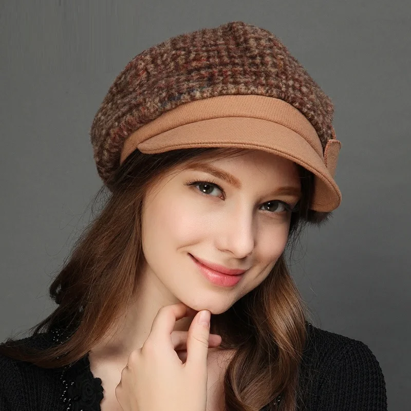 New Arrival Fashion Wool Hat Adult Thickened Wool Hats Female Fashion