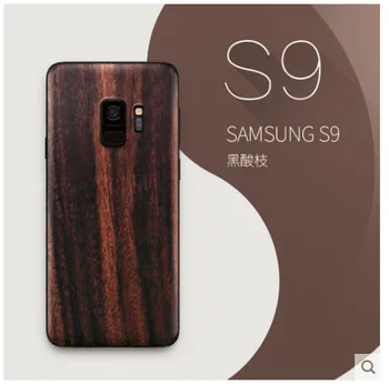 

Natural solid Wooden Phone Case for samsung galaxy s9 insert 360degrees apouch against scratch-fingerprint for samsung s9 plus
