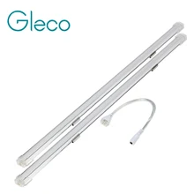 2 шт. ультра тонкий 50 см 24 В светодиодный барный светильник бесшовное соединение высокой яркости 42 светодиодный s SMD 2835 Жесткая светодиодная лента кухонный шкаф светильник