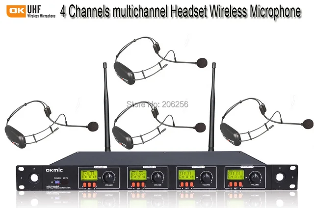 Aliexpresscom Acheter 2018 Ok 416 Uhf Professionnel Casque Quatre