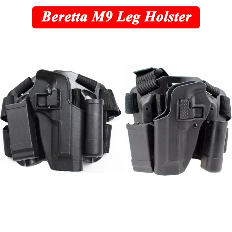 Tactical Beretta M9 Holster Military Combat Airsoft Gun Thigh Holster