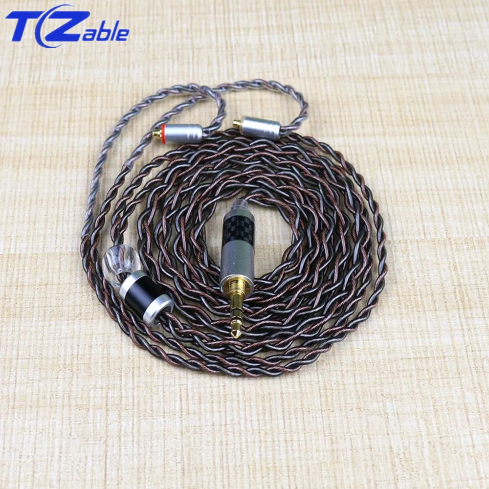 Hi Fi кабель для наушников IM A2DC MMCX ie80 0 78 Pin сделай сам гарнитуры с однокристальным