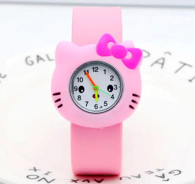 Cartoon Fashion Brand students Hello Kitty Quartz Watch Children Girl Women slap Cartoon Fashion Brand students Hello Kitty Quartz Watch Children Girl Women slap