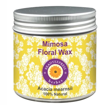 

FRee Shipping Pure Mimosa Floral Wax Acacia mearnsii 50gm 100% Natural New