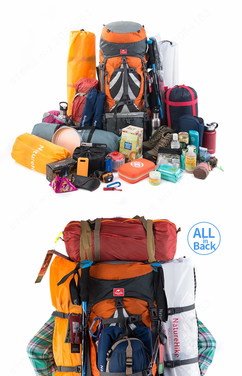Naturehike рюкзак 70