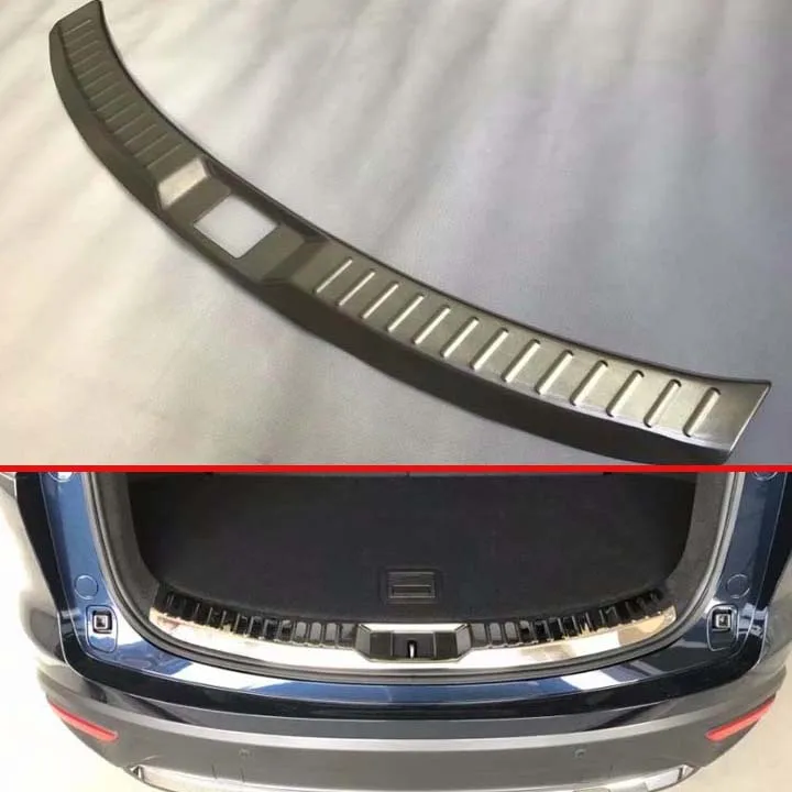 Для Mazda CX-9 CX9 декоративные аксессуары из нержавеющей стали задняя защитная накладка на багажник Накладка на порог