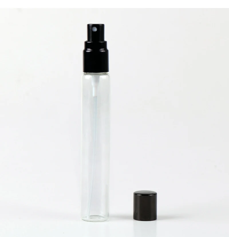 Frasco de Perfume Frasco de Perfume de Vidro Embalagens de Cosméticos Recipiente de Viagem Peças Lote ml Alumínio Recarregáveis Atomizador de Vidro Vazio 50 - 15 10 Garrafas reutilizáveis