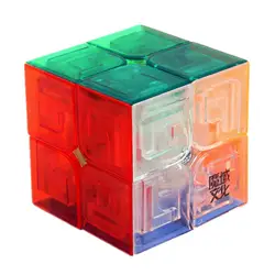 MoYu LingPo Цвет 2x2x2 Скорость Cube двухслойная Магия кубики международных Стандартный Цвет соответствия головоломки скорость Cube 50 мм