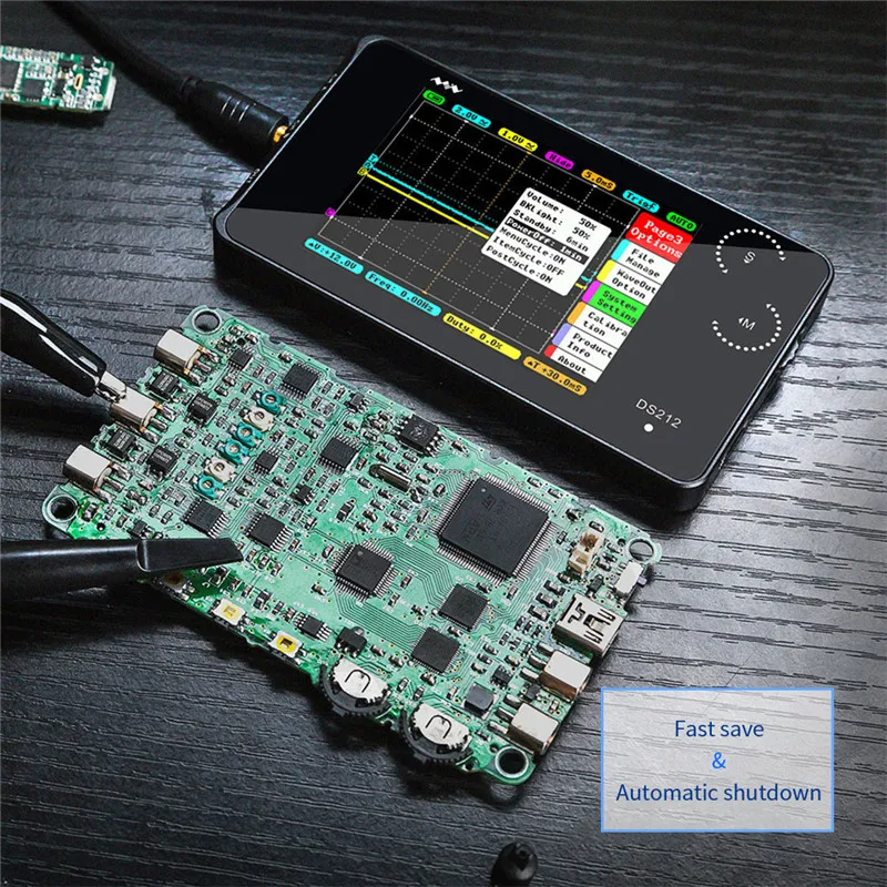 Digital Oscilloscope Portable Multimeter Waveform Generator USB 2 Channels LCD Display Logic Analyzer Test Meter Tool Oscilograf (1)_