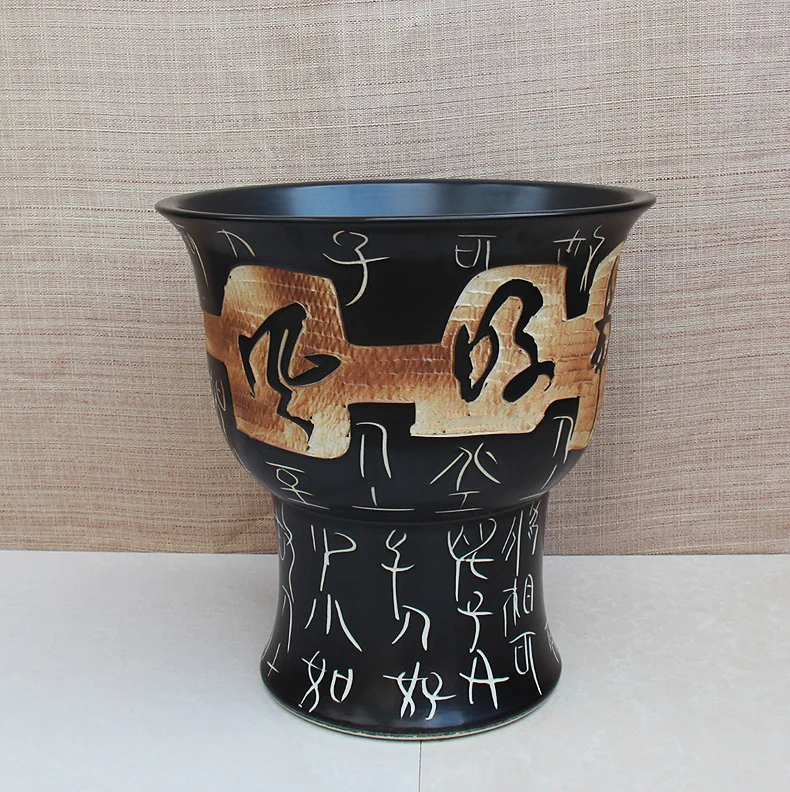 Jingdezhen Ceramic Art mop pool turned mouth piece lettering Mop basin | Красота и здоровье