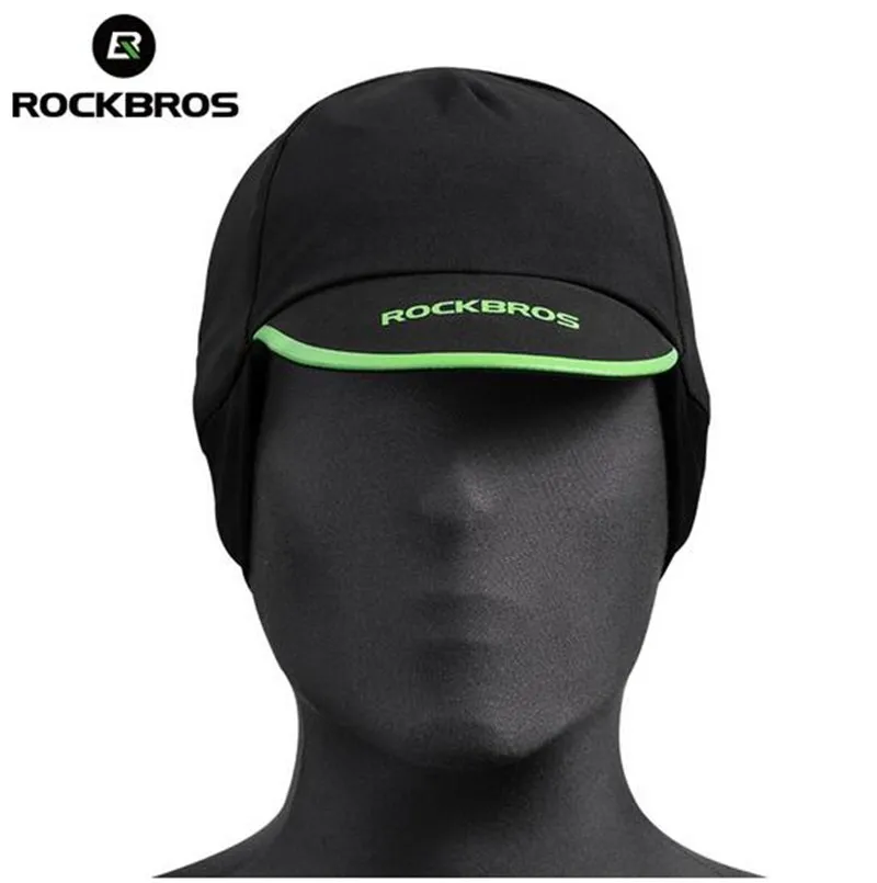 

ROCKBROS Cycling Caps Men Winter Thermal Fleece Sports Windstopper Hat Sports Caps Riding Running Windproof Hats Ear Protection