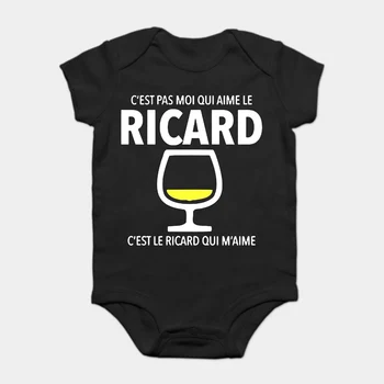

Baby Onesie Baby Bodysuits kid t shirt Cool Man Ricard Cest Qui Maim Cotton Tee