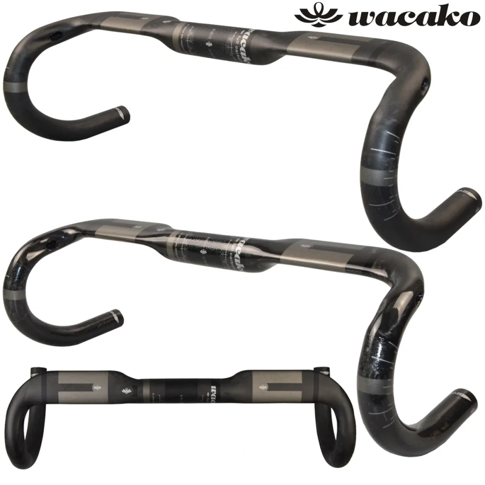 wacako full carbon handlebar road bike handlebar racing handle bike