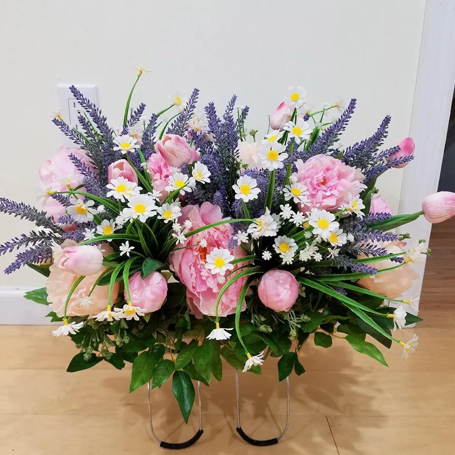 Daisy Artificial Flowers Outdoor UV Resistant Fake Plant Windowbox Greenery Plastic Bushes Indoor Wedding Balcony Decoration Daisy Artificial Flowers Outdoor UV Resistant Fake Plant Windowbox Greenery Plastic Bushes Indoor Wedding Balcony Decoration