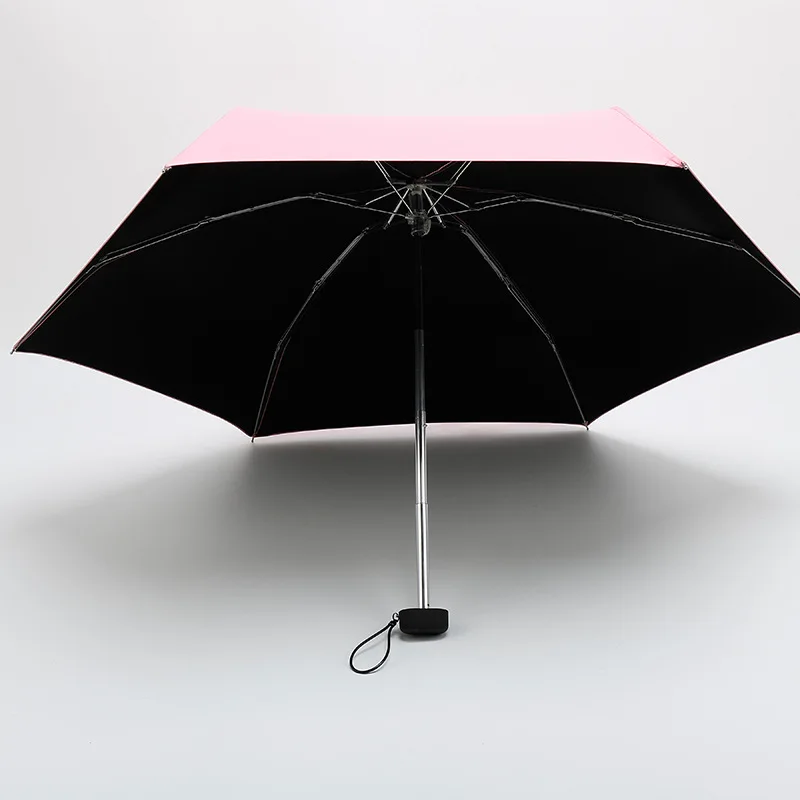Новое прибытие небольшой складной зонт мини карман зонтики анти-УФ непромокаемые 5 складной дамы маленький зонт от солнца продажи paraguas
